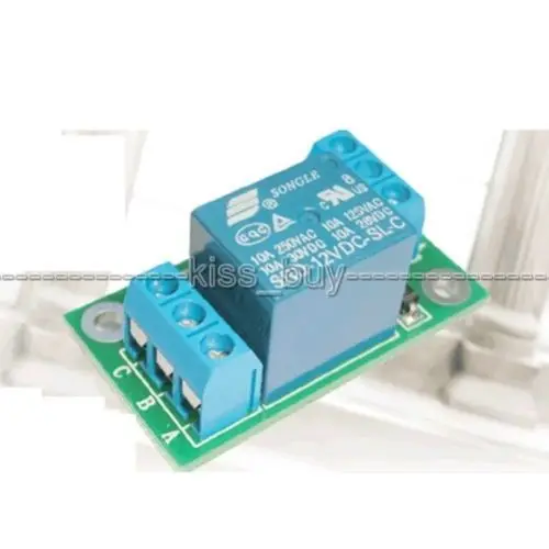 12V 1 канальный релейный модуль переключатель управления Лер для Arduino SCM светильник