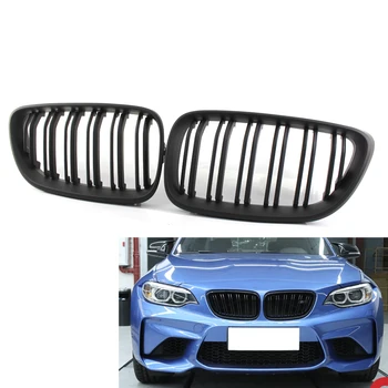 

Kidney Grille Grill Matte Black M2 Style For BMW F22 F23 220i 228i 235i M235i Coupe Convertible 2 Door 2014-18