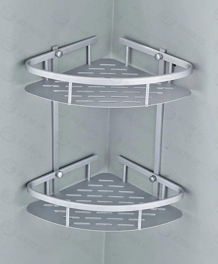 Smartlife Two Layer Wall Mounted Bathroom Rack Towel Washing Shower Basket Bar Shelf bathroom accessories shampoo holder ping Smartlife Two Layer Wall Mounted Bathroom Rack Towel Washing Shower Basket Bar Shelf bathroom accessories shampoo holder ping