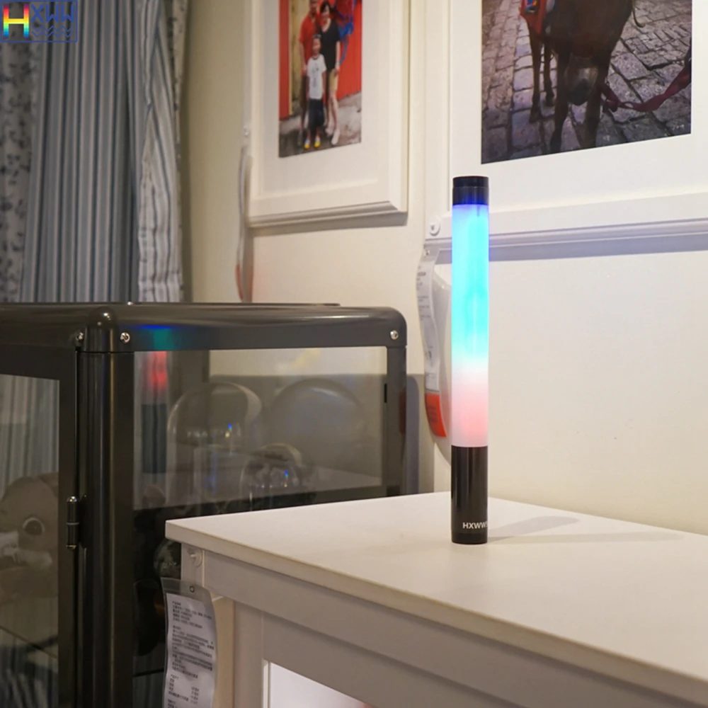 

HXWW Colored LED light mini portable soundbar rainbow bt wireless speaker