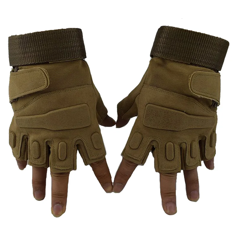 Tactical Fingerless Gloves Military Army Shooting Paintball Airsoft Bicycle Motorcycle Combat Gloves Outdoor Sport Armed Mittens