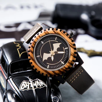 

Mens Watches Luxury Brand Top Men Wood Watch Relogio Masculino Wooden Wristwatches Leather band Timepiec GIM-11 DROP SHIPPING