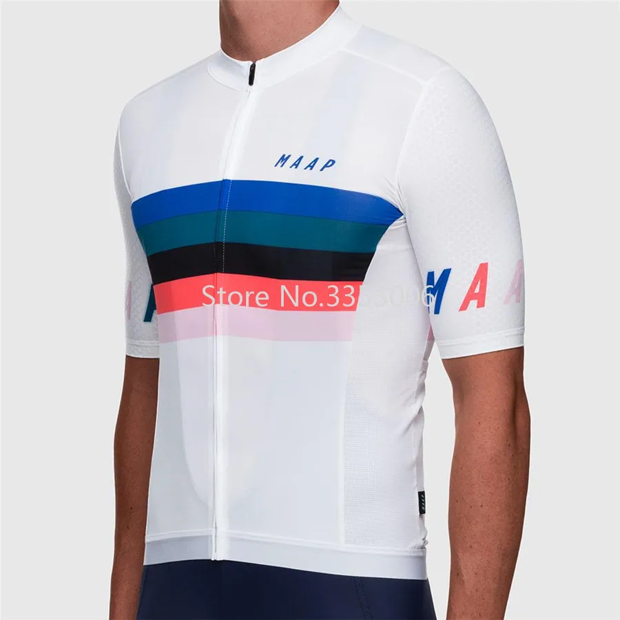 MAAP WORLDS PRO HEX JERSEY WHITE MEN1