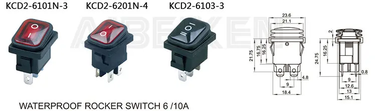KCD2-6101N-3 KCD2-6201N-4 KCD2-6103-3
