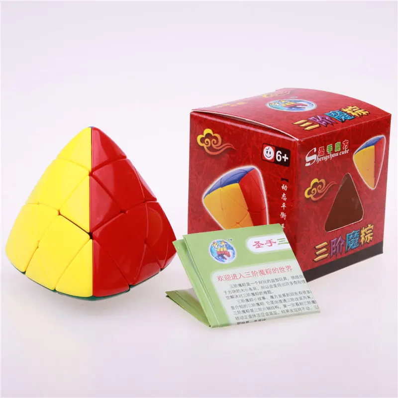 Shengshou Mastermorphix Волшебная скорость 3x3 куб Zongzi рисовая пельмень липкая Головоломка