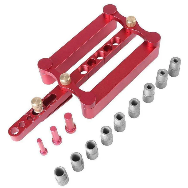 

Woodworking Self Centering Dowelling Jig for Metric Dowels 6/8/10mm Precise Drilling Tools GHS99