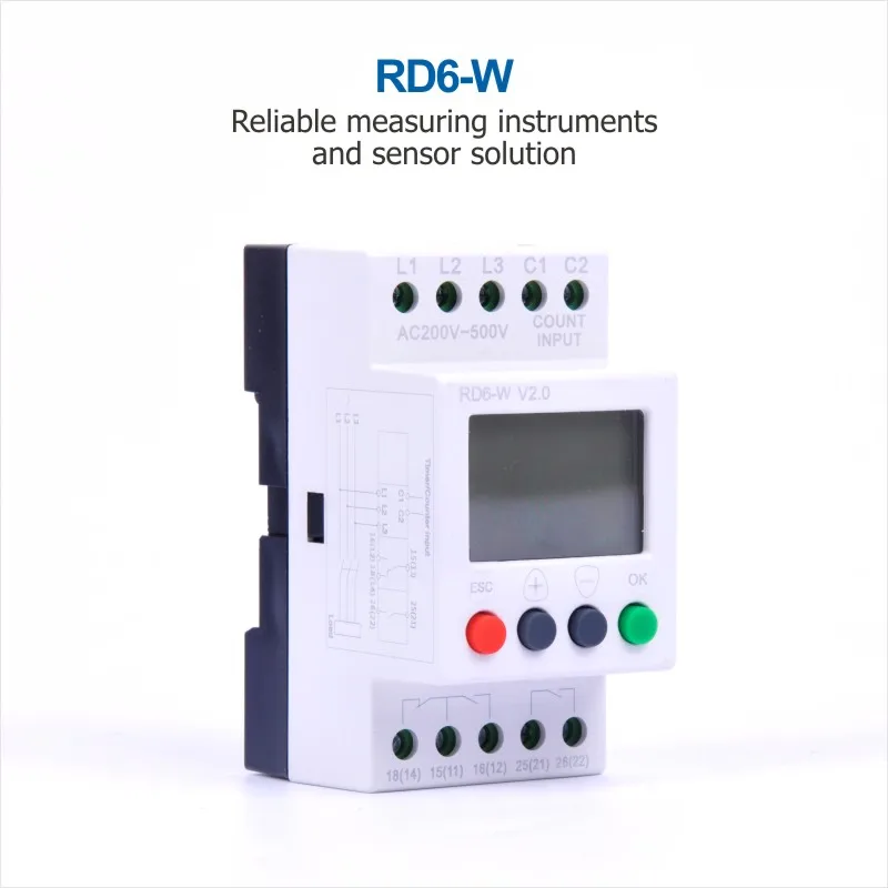 

ANT Over Voltage Under Voltage Protection Relay Phase Sequence Monitoring Device RD6-W V2.0