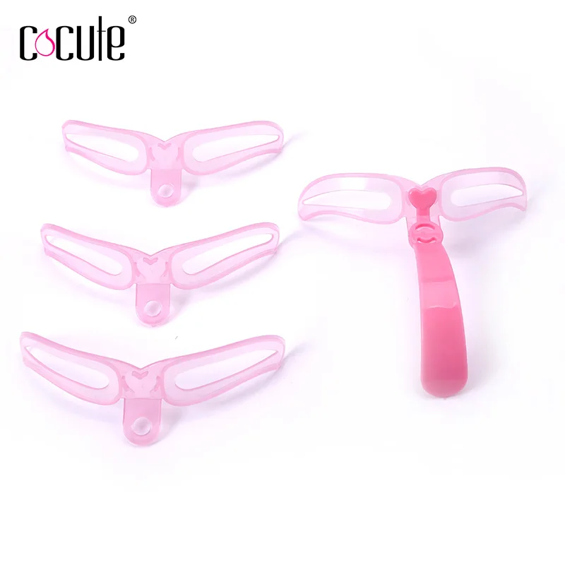 Cocute Lady Pink 4 пар/компл. бровей инструмент подходит для детей на возраст от 4 брови проста в использовании, для смешивания, косметический инструмент для макияжа глаз