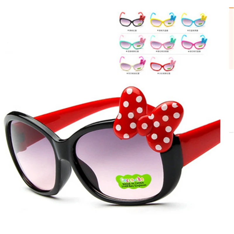 Новые модные детские солнцезащитные очки для детей милые Hello- glasses оптом