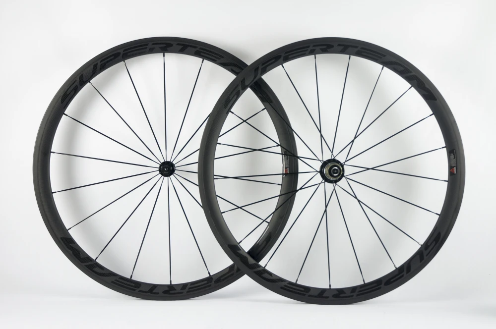 

SuperTeam 38mm Tubular bicycle wheelet 700C matte Carbon wheels