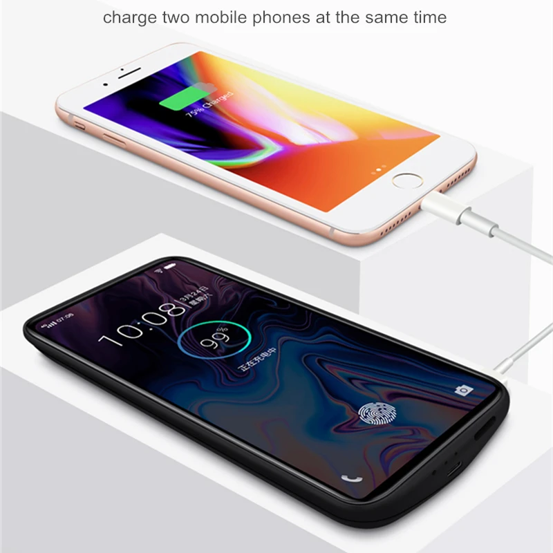 ZKFYS 6500mAh Ultra Thin Portable Power Bank Pack Battery Charger Case For VIVO NEX Fast Power Charger Battery Case ZKFYS 6500mAh Ultra Thin Portable Power Bank Pack Battery Charger Case For VIVO NEX Fast Power Charger Battery Case