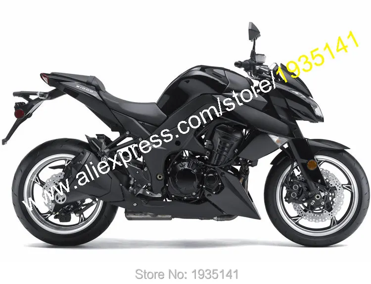 Для Kawasaki Z1000 2010 2011 2012 2013 Z 1000 10 13 полный черный комплект обтекателей мотоциклов на