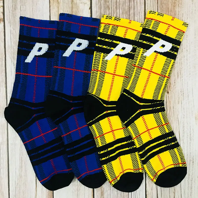 

Palace socks tide brand sports socks men and women ins Harajuku style triangle cotton tube street stockings