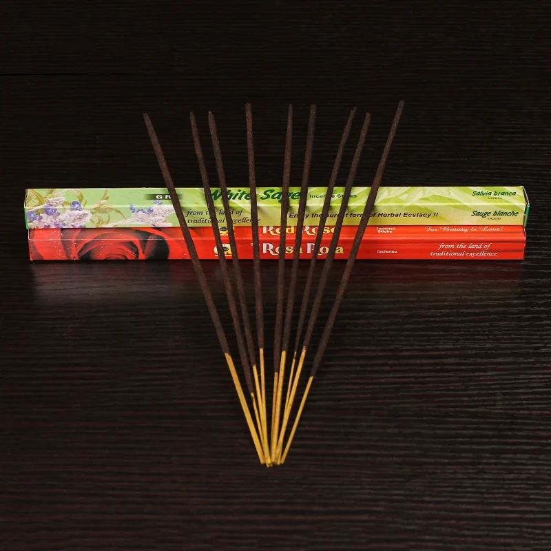 F 7 палочек/коробка Аутентичные индийские ароматические палочки натуральная Лаванда палочки ручной работы Joss палочки Тибетский сандаловое дерево ароматы для дома