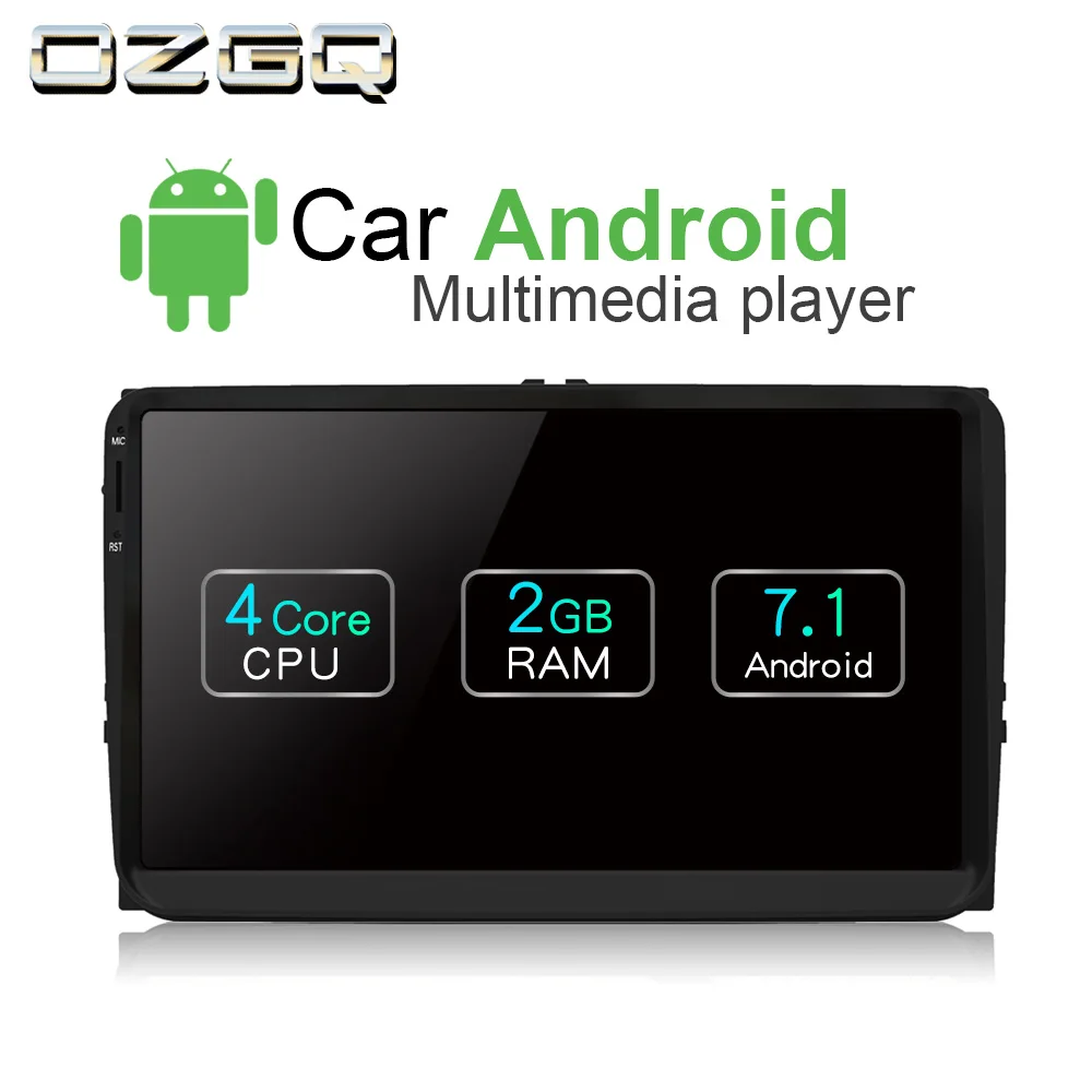 OZGQ Android 7,1 Автомобильный плеер для VolksWagen VW Polo Sedan Vento Ameo 2009- Авто gps навигация BT радио ТВ Аудио Видео Стерео