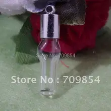 5*22 мм круглая задняя Классическая Подвеска на ожерелье флакон с рисом Желая Стеклянная бутылка/+ Прямая крышка/# BR