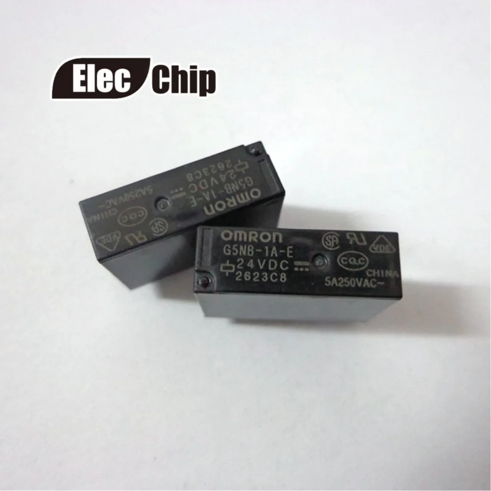 

5PCS new original Omron Relay G5NB-1A-E-24VDC G5NB-1A-E-DC24V G5NB-1A-E-24V G5NB-1A-E 24VDC 5A 4Pin