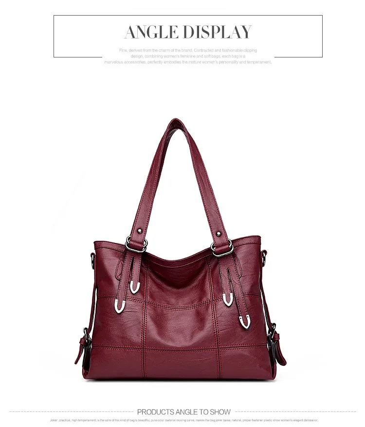 grande vintage femal bolsas tote grande hobos