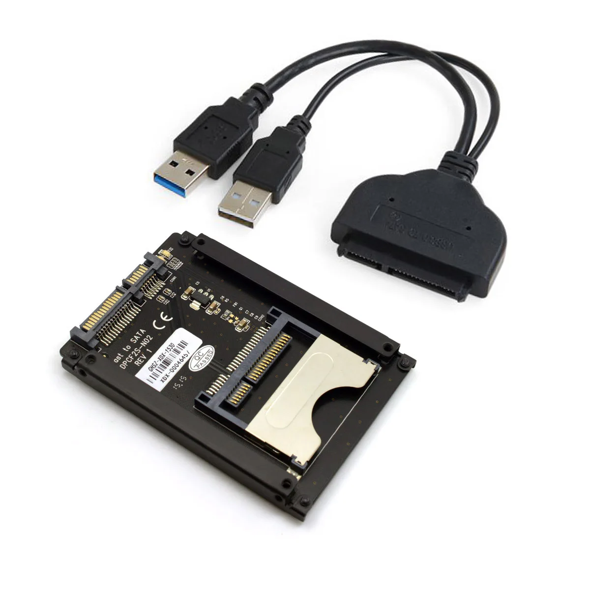 CY SATA 22Pin to USB 3.0 to CFast ī  2.5 ġ ϵ ũ ̽ SSD HDD CFast ī , PC Ʈ 