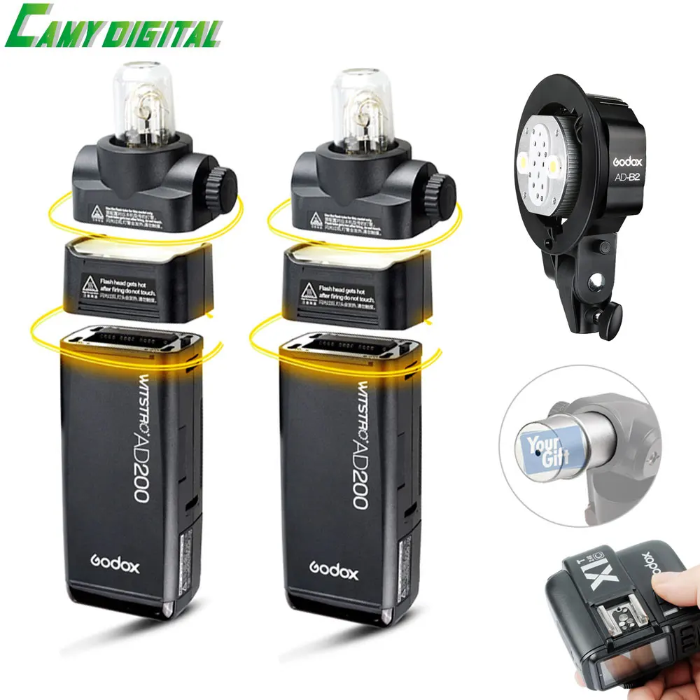 Godox AD200+AD-B2+AD-S15+X1T Kit (1)