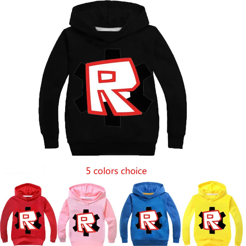 

Kids Cartoon Hoodies Sweatshirts Game Roblox Printed Boys Girls Casual Tops Spring Autumn Kids Clothing Outwear Outfits 3-14Y