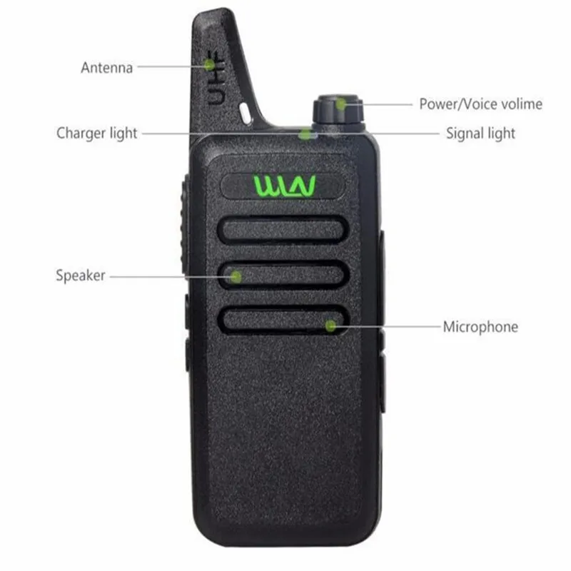 Двухстороннее радио KD-C1 UHF 400-470 мГц мини-портативный трансивер walkie talkie портативные радиолюбителей портативной рации