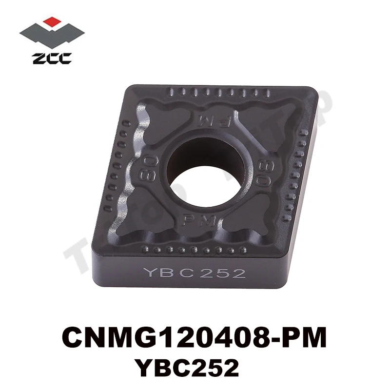 ZCC CNMG120408 CNMG432-EM YBG205 10PCS CARBIDE INSERTS Apply SANDVIK ISCAR