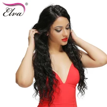 Brazilian Remy Natural Wave Full Lace Wigs Pre Plucked Hairline 100% Human Hair Wigs With Baby Hair Natural Color