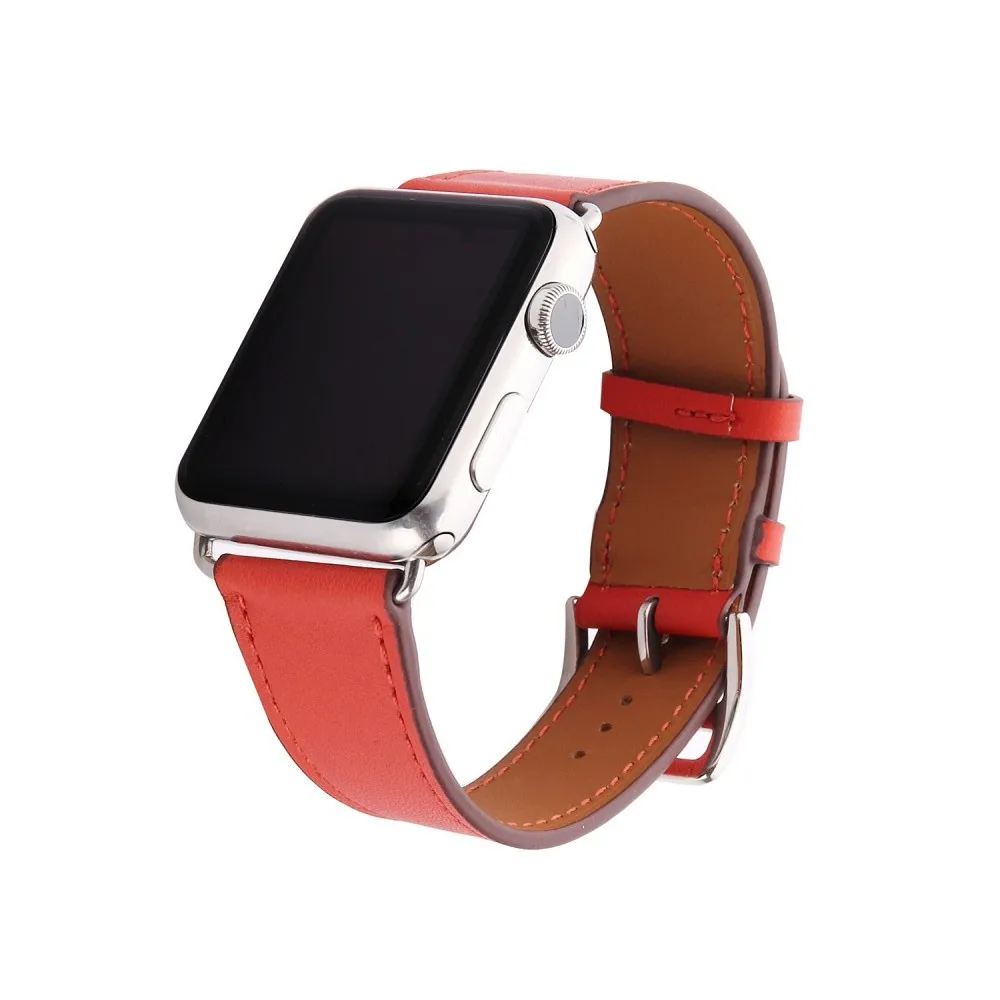 Genuine Leather strap For Apple watch band apple watch 5 4 3 band 44mm/40mm Iwatch series 5 4 3 2 1 42mm 38mm bracelet watchband