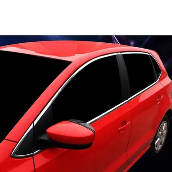 

Stainless steel Exterior Window Sill Lid Trims car accessories for volkswagen POLO MK5 2010 2011 2012 2013-2016 2017 Car Styling