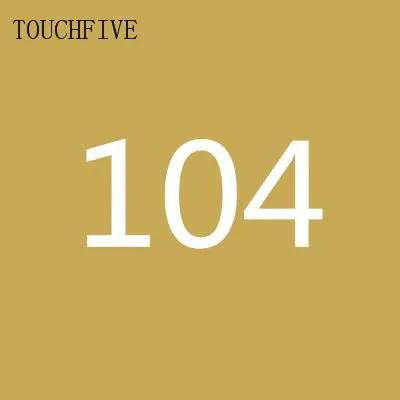 1 шт. TouchFive на выбор, 168 цветов, маркеры для эскизов, маркеры на спиртовой основе, набор цветных маркеров, товары для рукоделия, ручка для школы - Цвет: 104