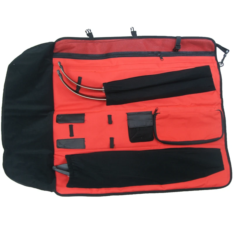 Hunting Recurve Bow Bag Takedown Bow Bag Shoulder Handle Carry Rolled-Up Bow Bag 