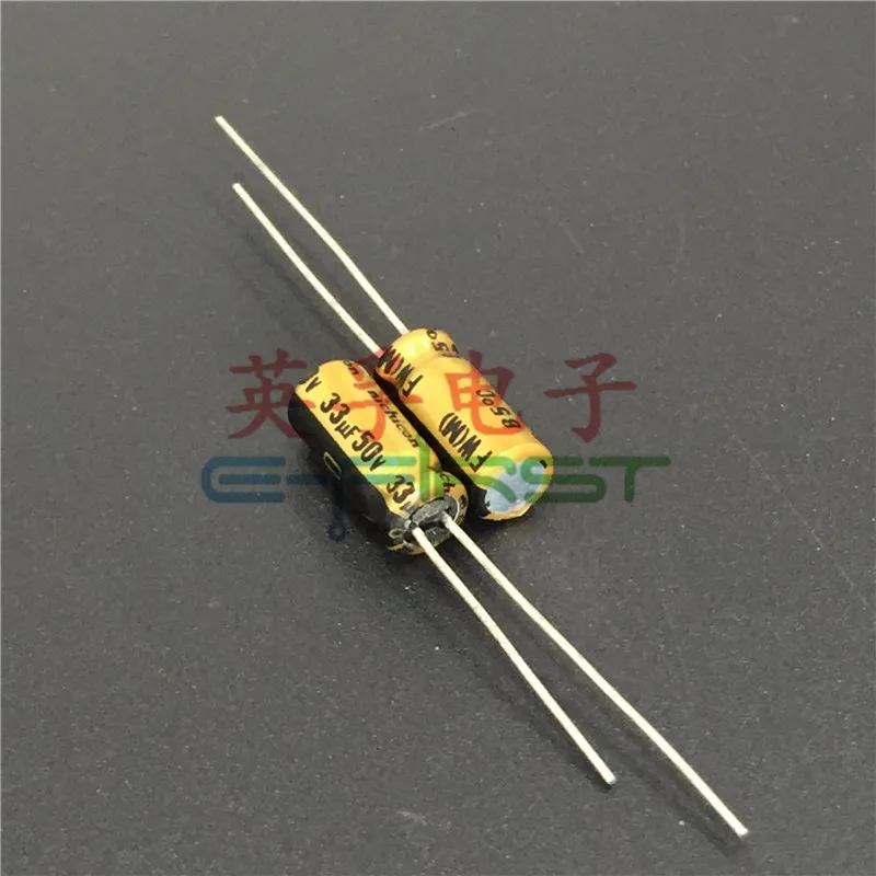 

20pcs Nichicon 50v33uf 5x11 FW aluminum electrolytic capacitor audio super capacitor electrolytic capacitors free shipping