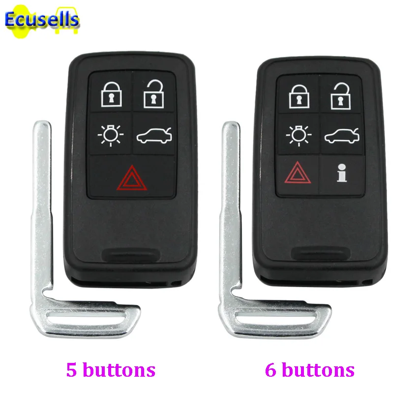Replacement remote key shell 5 Button 6 buttons remote key housing case