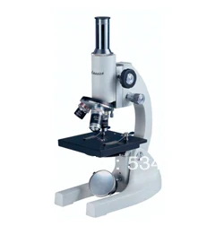 

640X Monocular Straight Biological Microscope with Concave Mirror 50mm