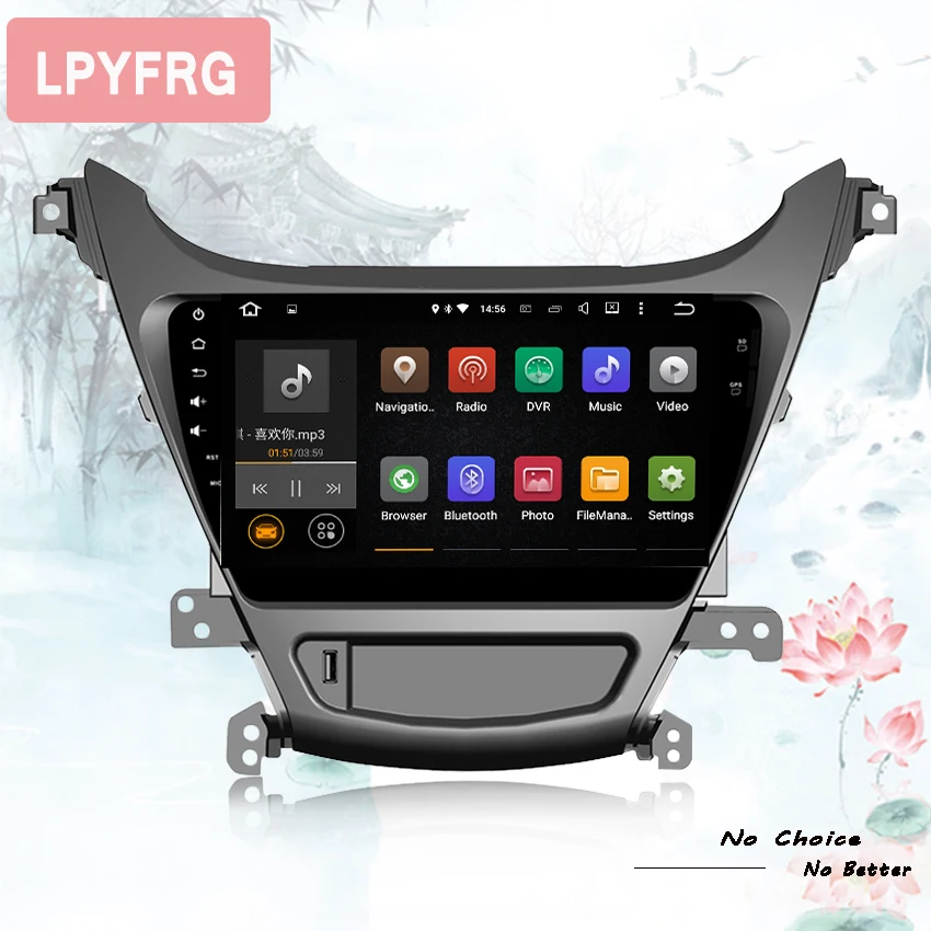 9 ''android 10 0 Octa Core 3/4G Автомобильный dvd плеер Радио Стерео GPS Navi экран для Hyundai Elantra