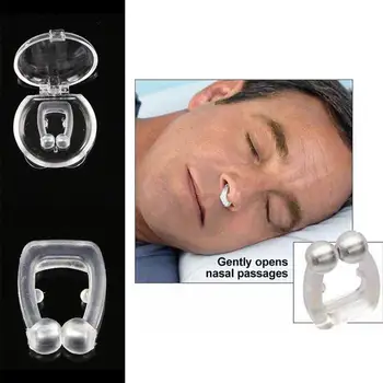 

Joylife Anti Snore Magnetic Breathing Nose Clip Silicone Relieve Stop Snore Anti Snoring Nose Clip Night Sleep Apnea
