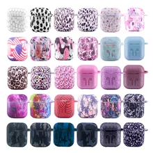 soft Silicone Case For Airpods For Air Pods Shockproof Earphone Protective Cover protective case Earbuds Bag 60 colors