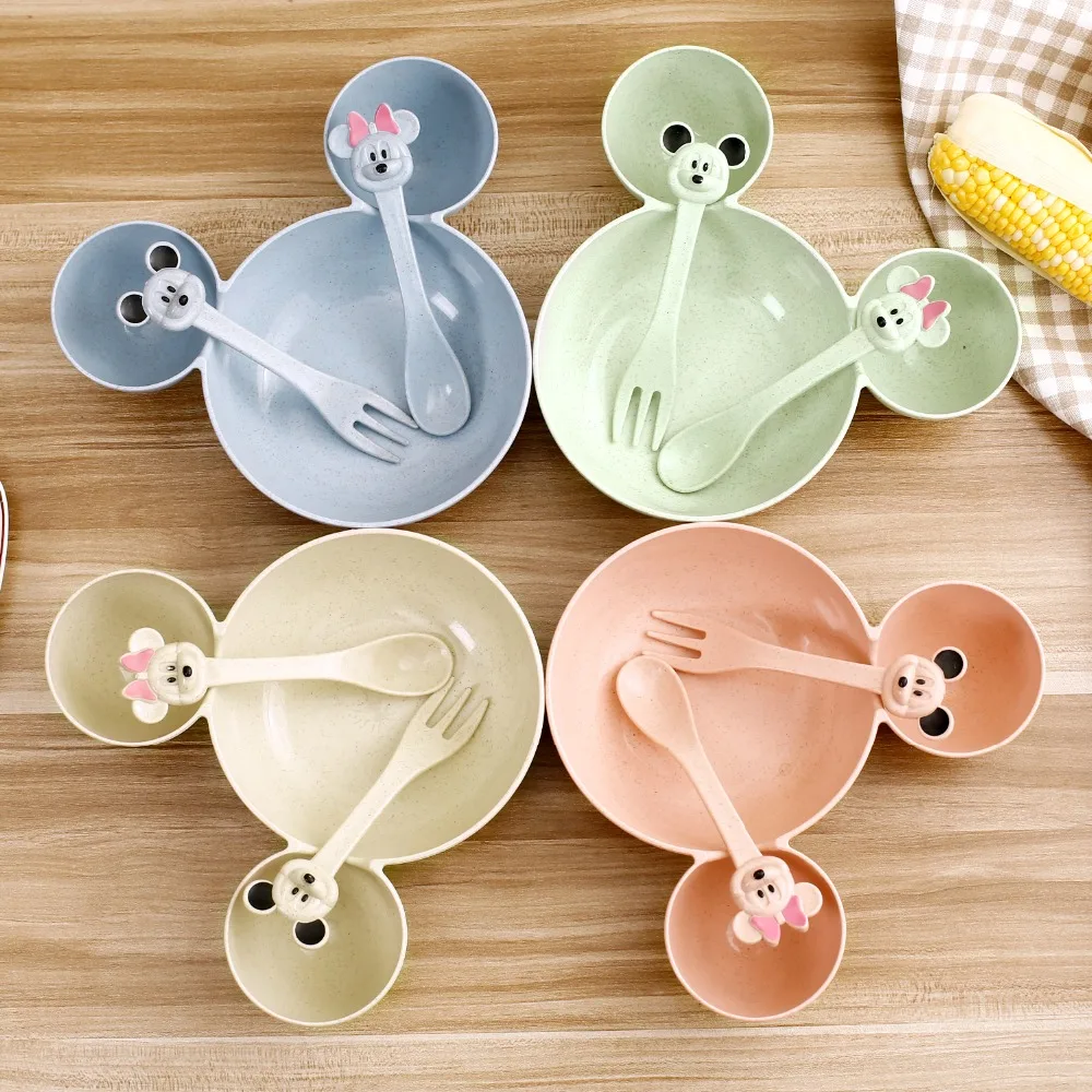 3 Pcs Children Plates Children Baby Bamboo Tableware Solid Feeding Mickey Dishes Baby Bowl Plate Food Feeding Dinnerware Set 3 Pcs Children Plates Children Baby Bamboo Tableware Solid Feeding Mickey Dishes Baby Bowl Plate Food Feeding Dinnerware Set
