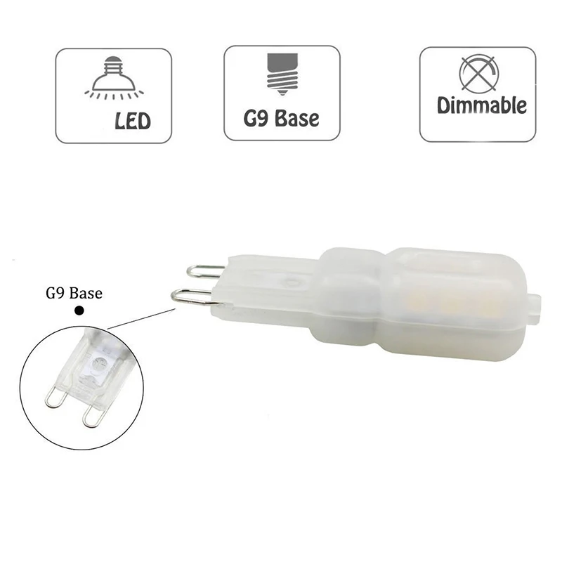 С регулируемой яркостью G9 светодиодный светильник 3 Вт 5 Вт 6 Вт 220V 110V светодиодный G9 лампы 14 светодиодный 22 светодиодный 28 светодиодный лампада lampara bombillas заменить 20 Вт, 40 Вт, 50 Вт, ручная сборка галогенная лампа