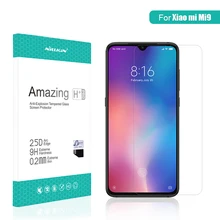 Para xiaomi mi 9 protetor de tela de vidro 6.39 nillkin incrível h/h + pro cp xd 9 h mi 9 protetor de vidro temperado mi 9 para xiaomi vidro