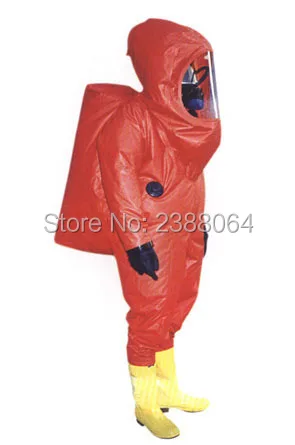 ПВХ высокопрочный костюм химической защиты для пожарных