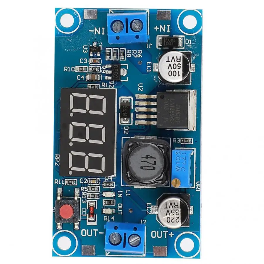 LM2596 Step Down Regulator DC-DC 4~40V Adjustable Converter Module Voltage Step Down Regulator