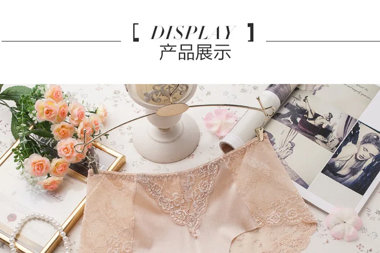 Underwear Women Cotton Panties Sexy Lace Lingerie Hollow Briefs Seamless Bragas Calcinha Intimates Underpants Plus Size Ropa (1)