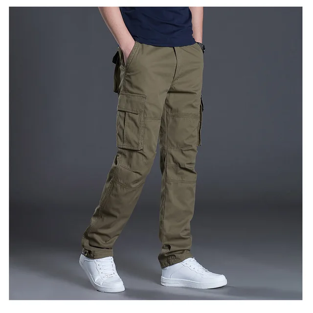 Cargo Pants Men Casual Military Style Tactical Combat Pants Male ...