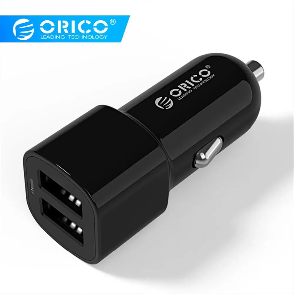 

ORICO UCL-2U 2 Port 5V2.4 5V1A MAX 17W Mini Travel Charger USB Super Charger for Ipad/Iphone-Black/White