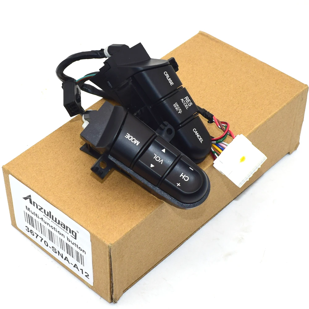 Steering Wheel Audio Control Switch 36770 SNA A12 36770SNAA12 Cruise