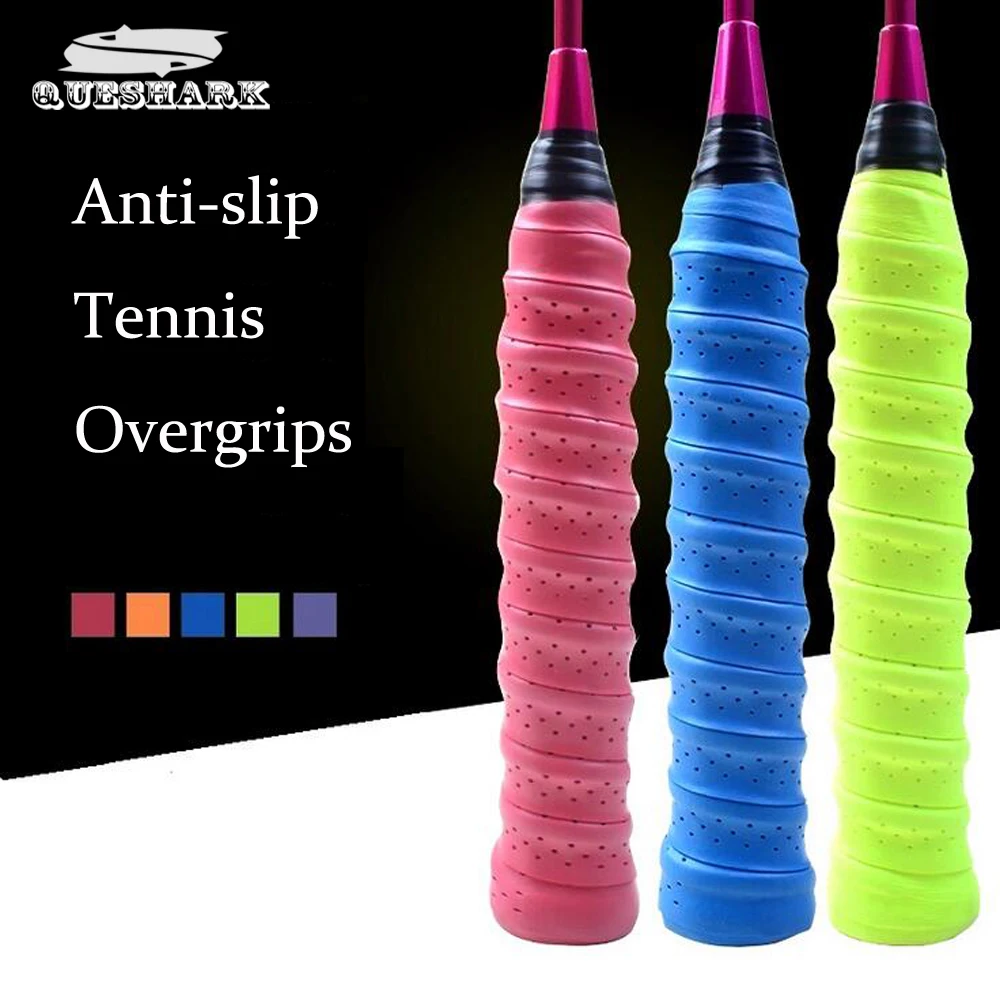 10 قطعة/الوحدة المضادة للانزلاق تنفس الرياضة على قبضة Griffband تنس Overgrips الشريط مضرب بدمنتون قبضة الصيد قضبان العرق