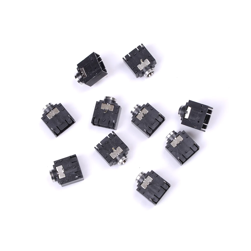

3 Pin PCB Mount Female 3.5mm Stereo Jack Socket Connector Wholesale 10 Pcs