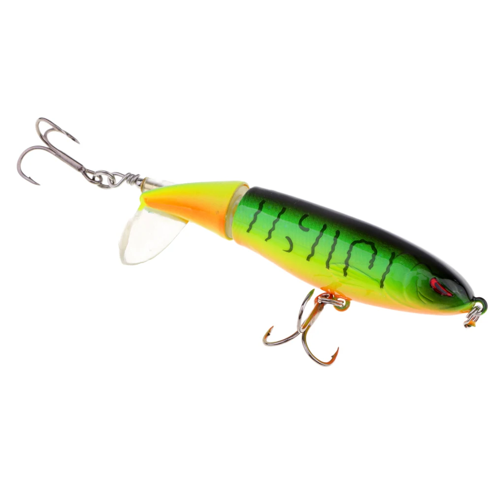 1Pcs 13g 100mm Topwater Fishing Lure Floating Lure Big Hard Bait Hooks Carp Bass Fake Fishing Lure 